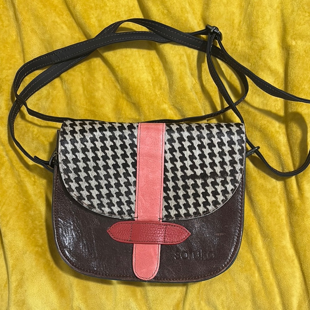 Stylish Black and Pink Women's Bag